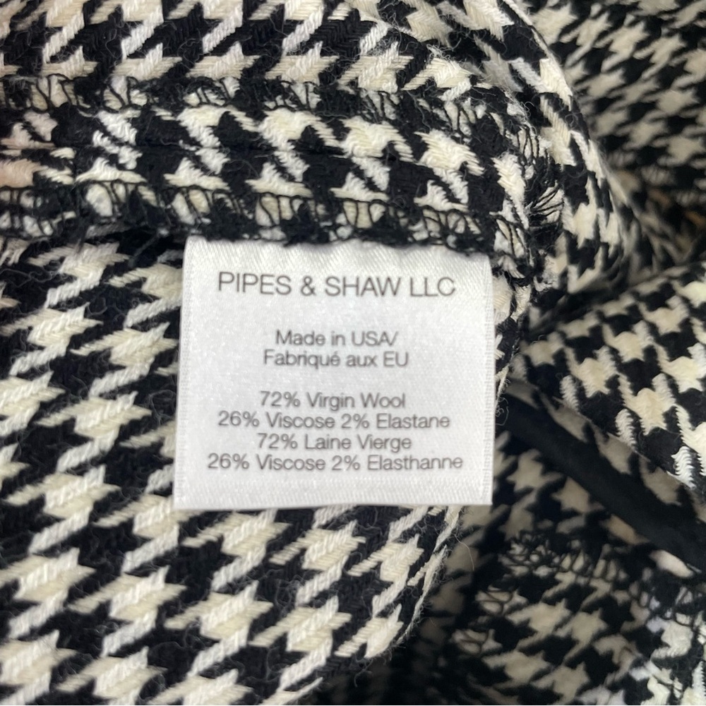 Veronica Beard Classic Houndstooth Cigarette Trou… - image 6